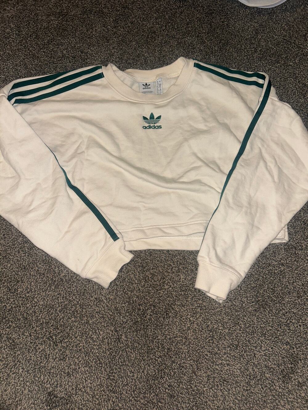 Adidas Originals Adibreak cropped sweatshirt, small